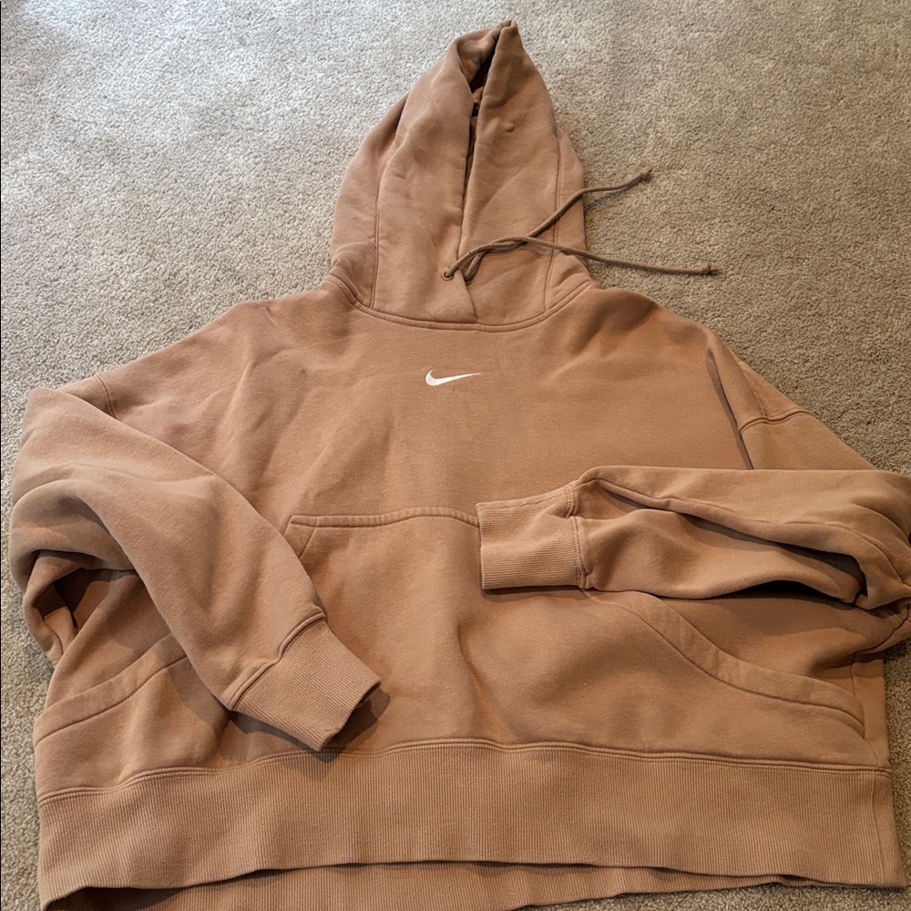 Nike Tan Pullover Hoodie